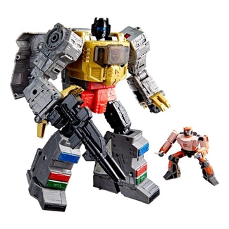 The Movie Studio Series Leader Class Action Figure Dinobot Grimlock & Autobot Wheelie 22 cm