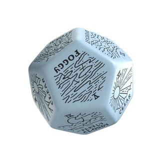 Viridian Jumbo Dice Weather Generator Die D12 Blue