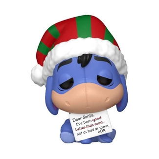 Winnie the Pooh Holiday 2025 Pocket Funko POP! Vinyl Keychains Eeyore Tree Holiday Box 4 cm