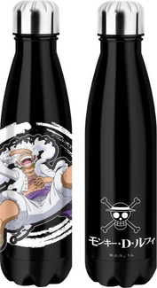 One Piece Thermo Water Bottle Luffy Gear 5 Black