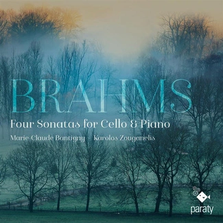 BRAHMS Four Sonatas For Cello & Piano Bantigny Zouganelis CD