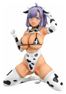 Nukitashi The Animation PVC Statue 1/5 Misaki Hotori Cow print costume Tanned Ver. 22 cm