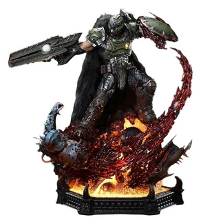 The Dark Ages Ultimate Premium Masterline Series Statue 1/4 DOOM Slayer Deluxe Version 77 cm