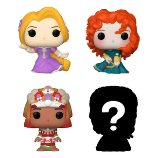 Disney Princesses Bitty Funko POP! figurka 4-Pack Rapunzel 2,5 cm