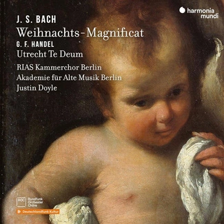 BACH Weihnachts Magnificat G F Handel Utrecht Te Deum Akademie Fur Alte Musik Berlin Doyle RIAS Kammerchor Berlin CD DIGIPAK