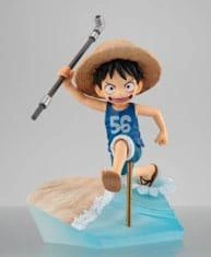 One Piece G.E.M. Series PVC Statue Monkey D. Luffy Run! Run! Run! 15th anniversary Ver. 12 cm