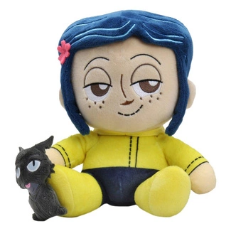 Coraline Phunny Plush Figure Coraline and the Cat 20 cm