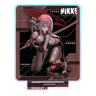 Nikke Crouching Series Acrylic Stand Scarlet Holographic 14 cm