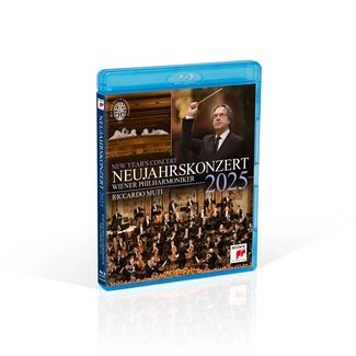 RICCARDO MUTI & WIENER PHILHARMONIKER Neujahrskonzert 2025 / New Year's Concert 2025 / Concert Du Nouvel An 2025 BLU-RAY