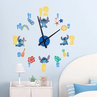 Lilo & Stitch Adhesive Wall Clock Stitch