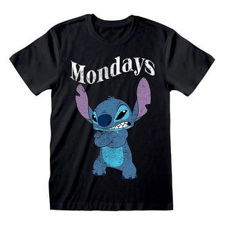 Lilo & Stitch T-Shirt Stitch Mondays Black Size M