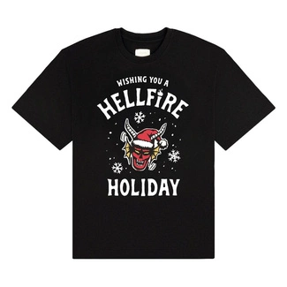 Stranger Things T-Shirt Wishing You A Hellfire Holiday