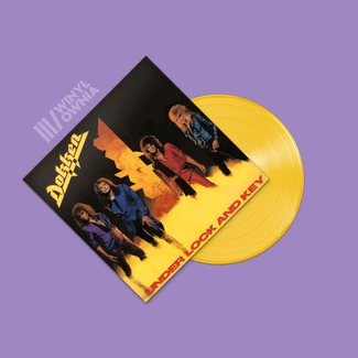 DOKKEN Under Lock And Key LP YELLOW