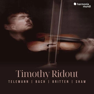 TIMOTHY RIDOUT Telemann Bach Britten Shaw CD DIGIPAK