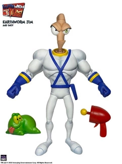 Earthworm Jim & Snot 15 cm