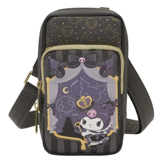 Sanrio by Loungefly Crossbody with Coin Bag 20th Anniversary Kuromi Cell Phone