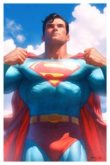Superman 61 x 41 cm - unframed