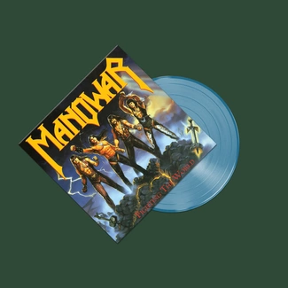 MANOWAR Fighting The World LP Blue