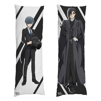 Black Butler Dakimakura Pillow Case Sebastian & Ciel 150 x 50 cm