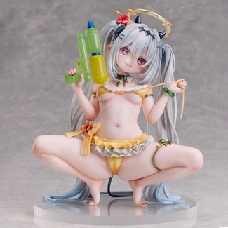 Original Character PVC Statue 1/6 Silver-Haired Girl Illustrated by Chihiro 18 cm