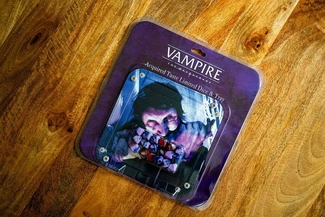 The Masquerade 5th Edition RPG Acquired Taste Limited Dice & Tray Accessory Pack