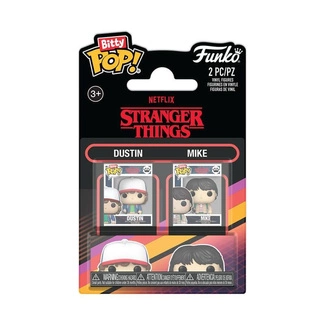 Stranger Things Bitty Funko POP! figurka 2-Pack Dustin & Mike 2,5 cm
