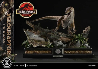 Jurassic Park II Legacy Museum Collection Statue 1/6 Velociraptor Bonus Version 41 cm