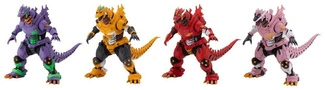 Godzilla x Evangelion Gekizou Series Statues 4-Pack Type-3 Kiryu Eva colour Ver. 9 cm