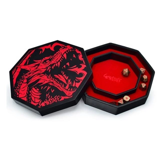 CritStones Arena Dice Tray Red Dragon