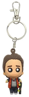 Back to the Future Pokis Rubber Keychain Marty McFly 6 cm