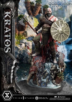 Ragnarok Real Elite Masterline Series Statue 1/3 Kratos Ultimate Version 95 cm