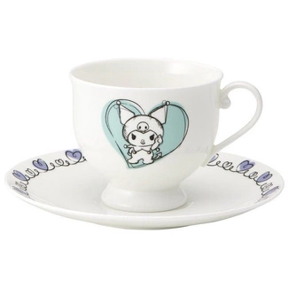 Sanrio Bone China Mug & Plate Set Kuromi
