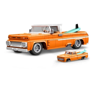 Mattel Brick Shop Hot Wheels Elite Series Building Set 1/16 Custom '62 Chevy Pickup