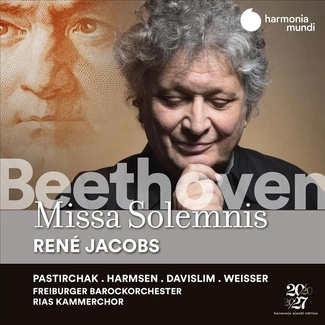BEETHOVEN Missa Solemnis Op 123 Freiburger Barockorchester Jacobs RIAS Kammerchor Pastirchak CD DIGIPAK