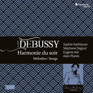 DEBUSSY Melodies Karthauser Degout Asti Planes 2CD DIGIPAK