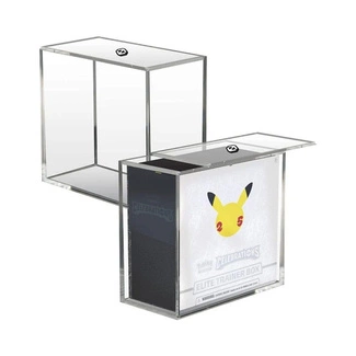 Evoretro Acrylic Display Case for Booster Boxes / Elite Trainer Boxes Ver. 2 with Sliding Lid