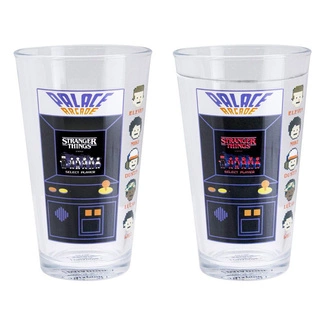 Stranger Things Drinking glass with thermo effect Arcade 400 ml