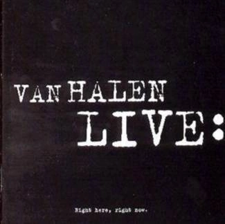 VAN HALEN Live-right Here Right Now 2CD