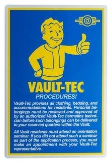 Fallout Metal Sign Procedures