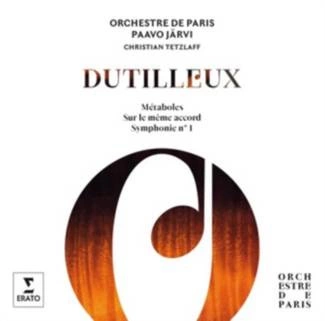 ORCHESTRE DE PARIS/PAAVO JARVI/CHRISTIAN TETZLAFF Dutilleux: Symphonie No 1, Metaboles, Sur Le Meme Accord CD