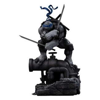 Teenage Mutant Ninja Turtles Art Scale Statue 1/10 Leonardo Black and White Variant 26 cm heo exclusive