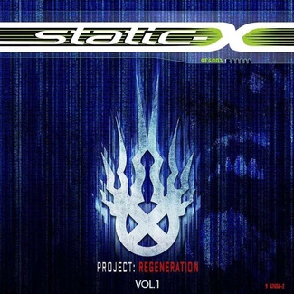 STATIC-X Project Regeneration Volume 1 BLUE GREEN LP