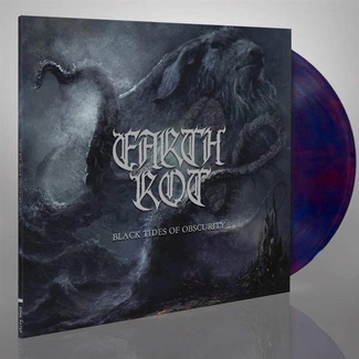 EARTH ROT Black Tides of Obscurity Clear Red Blue LP
