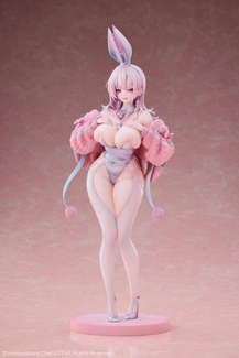 Original Character PVC Statue 1/6 Knit Bunny Girl illustration by CheLA77 30 cm