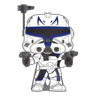 Star Wars Clone Wars Loungefly Funko POP! Enamel Pin Captain Rex (Glow-in-the-Dark) 10 cm