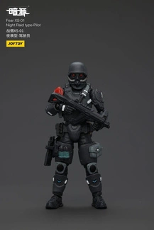 Battle For the Stars Actionfigur Fear XS-01 Night Raid type-Pilot 12 cm
