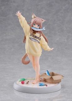 My Cat Is a Kawaii Girl Statue 1/6 Kinako Play With Ver. AmiAmi Limited Edition 21 cm