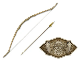 Lord of the Rings Replica 1/1 Legolas Lothlorien Bow with arrow 97 cm