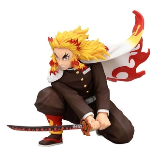 Kimetsu no Yaiba Noodle Stopper PVC Statue Rengoku Kyojuro Battle Ver. 10 cm