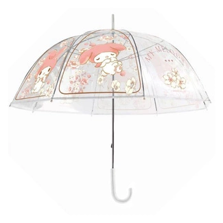 Sanrio Umbrella My Melody Floral Garden Transparent